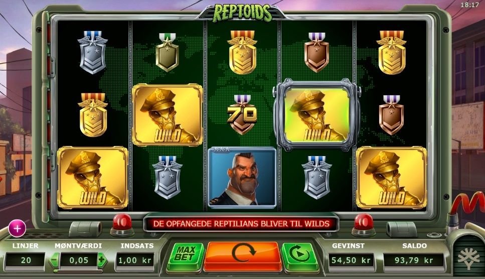 Reptoids Slot Game Online